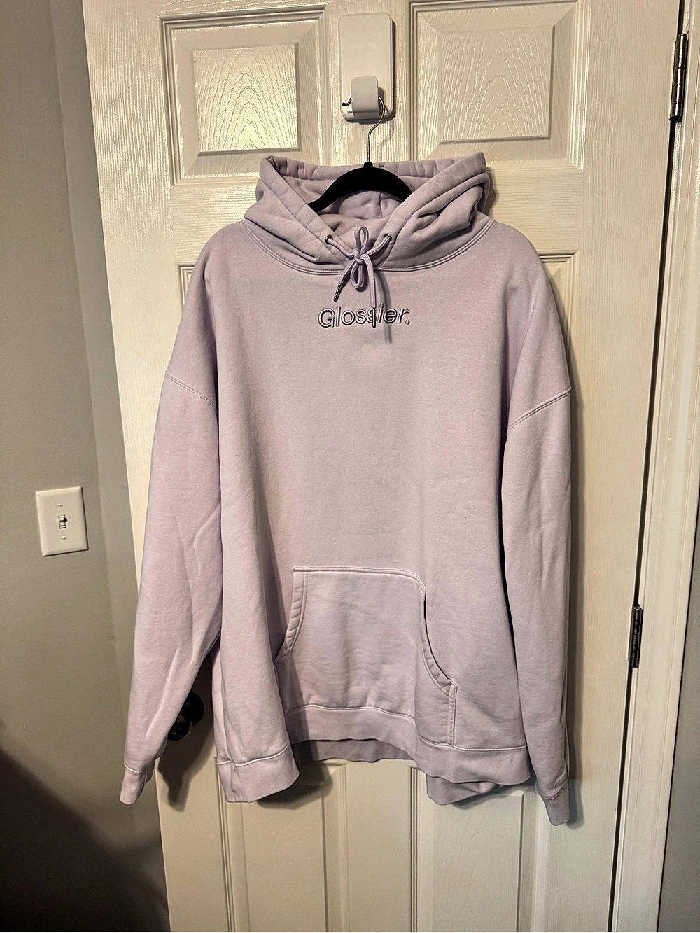 Glossier Embroidered Lavender Hoodie - 3XL - Limited Edition Olivia Rodrigo